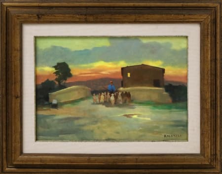 Renato Natali — Gregge al tramonto